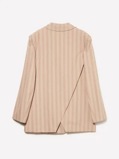 Blazer over fit con incrocio