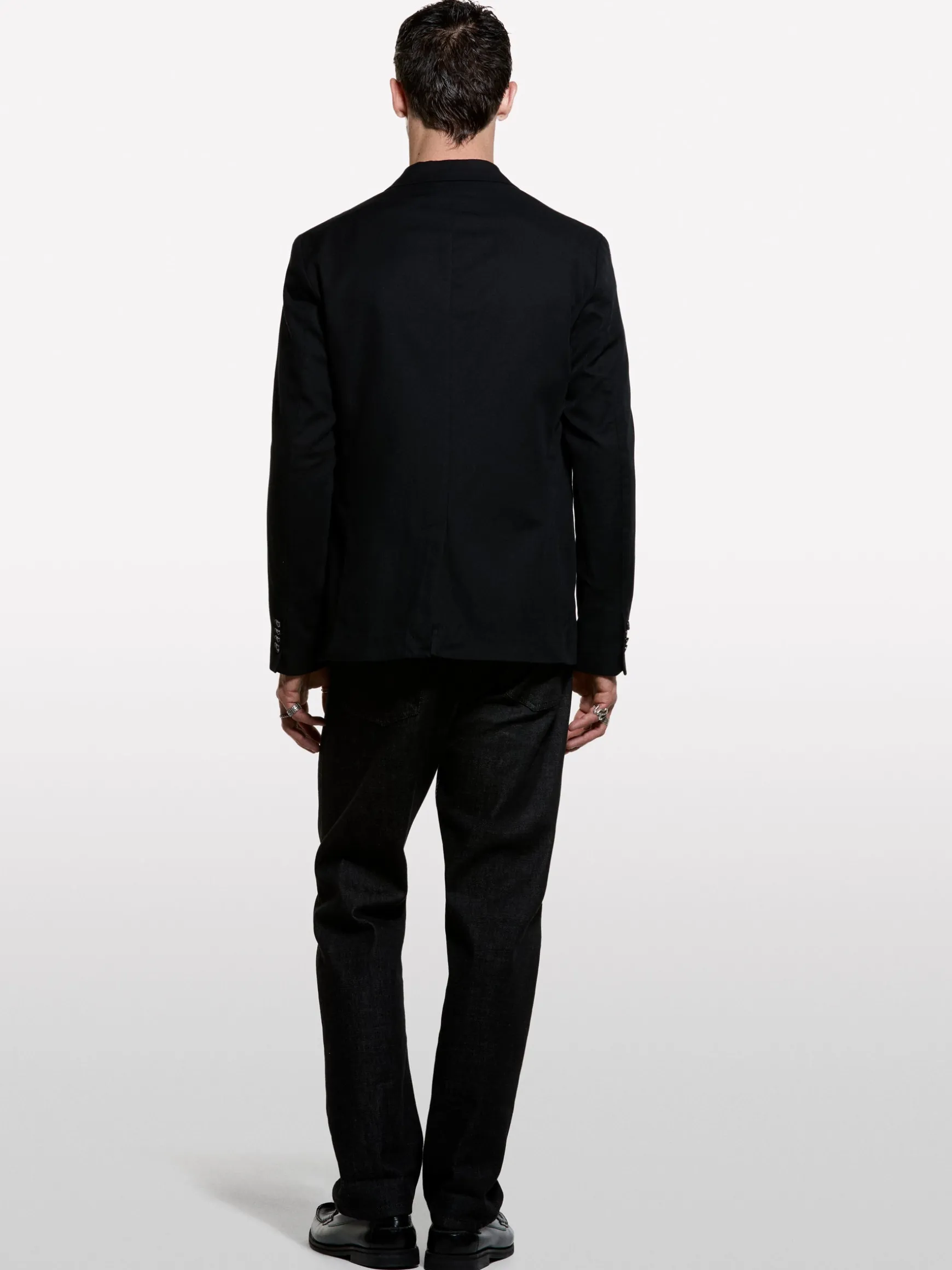 Blazer sartoriale nero slim comfort fit