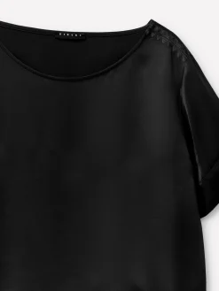 Blusa boxy fit in satin