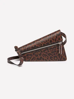 Borsa asimmetrica animalier