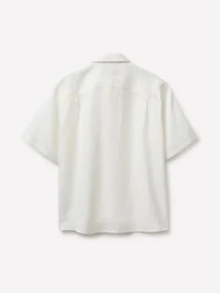 Camicia a manica corta 100% lino