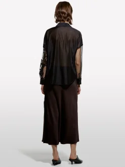 Camicia boxy nera