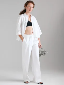 Camicia svasata con pieghe