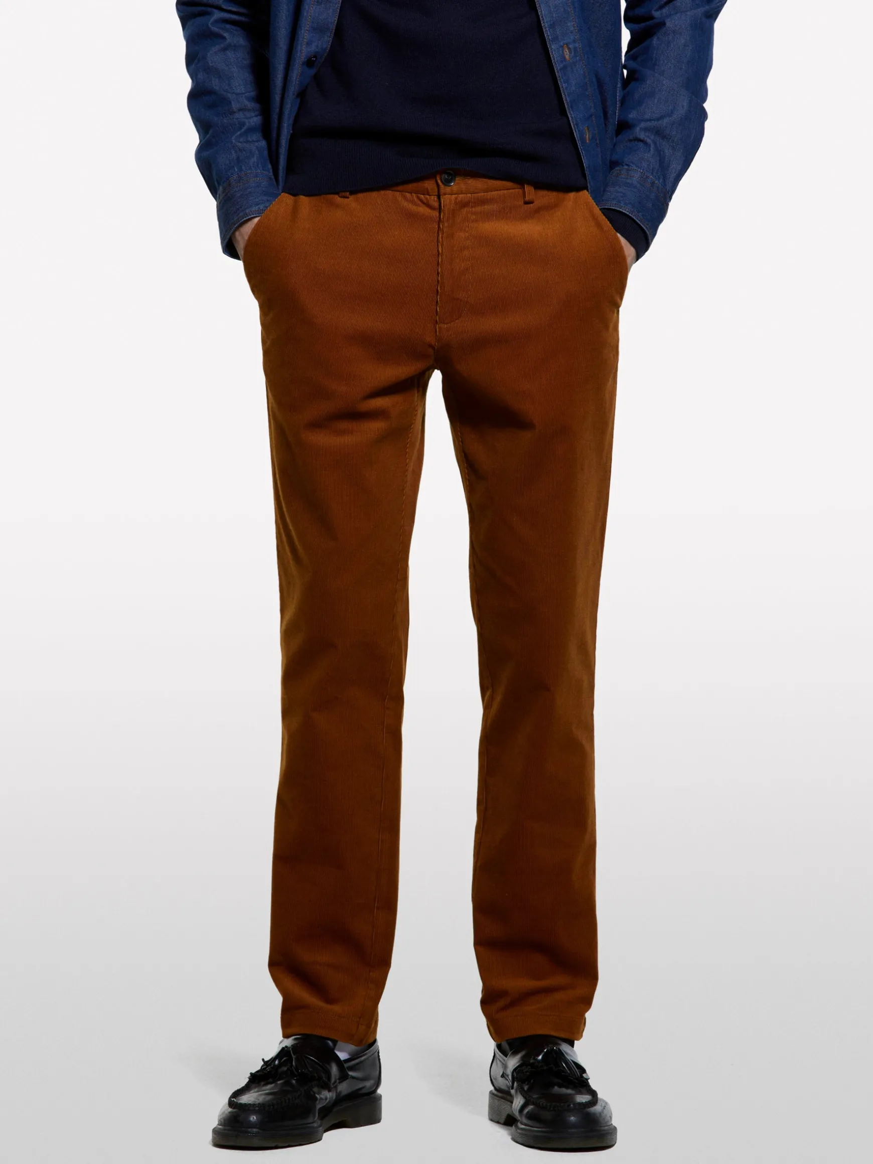 Chino in velluto a costine