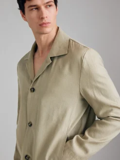 Giacca leggera in misto lino