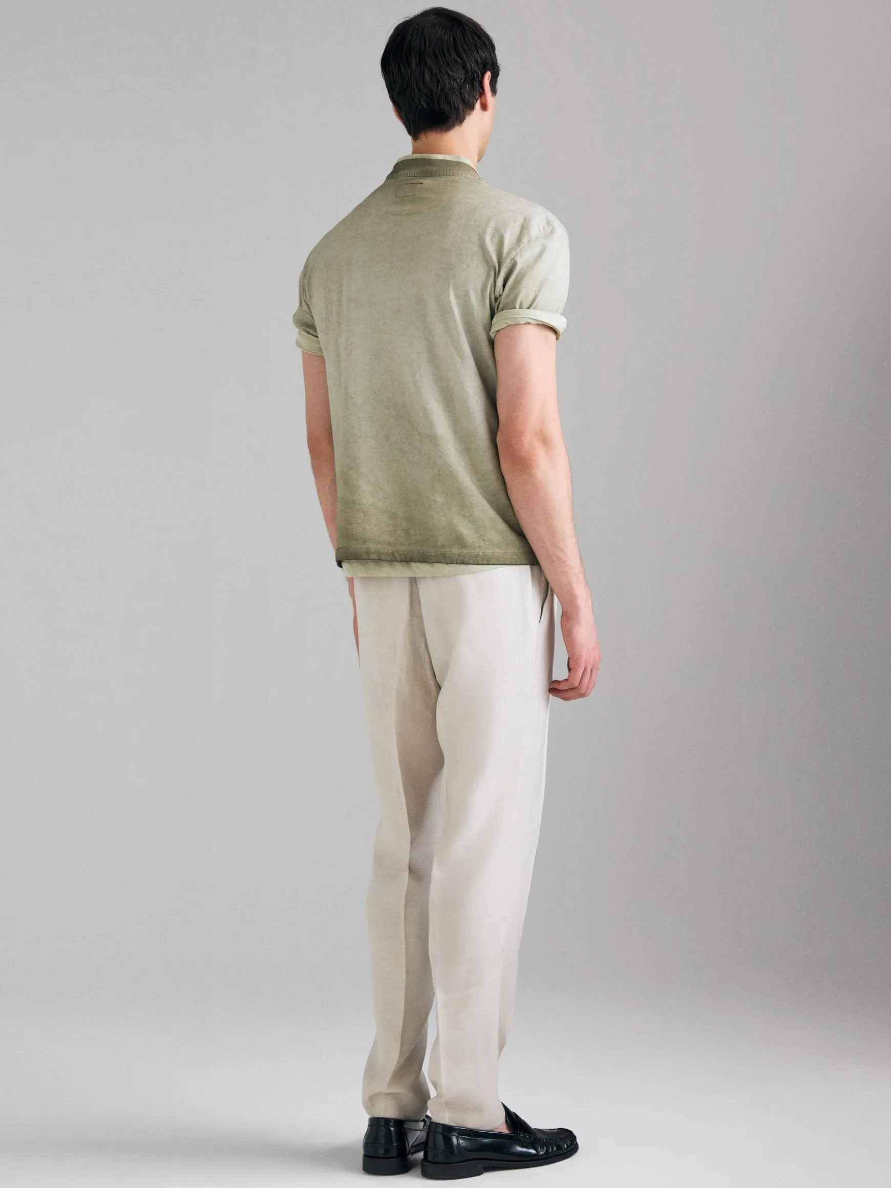 T-shirt sfumata con scritta