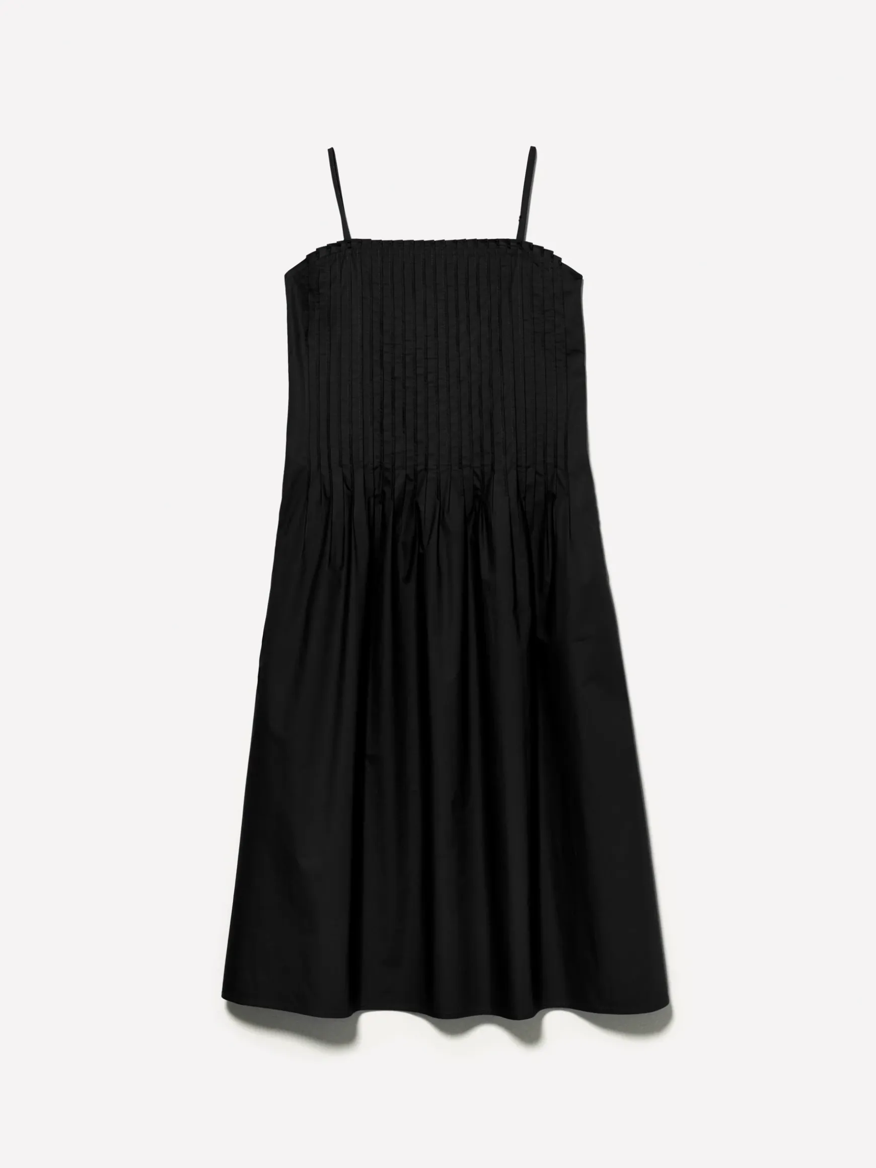 Vestito midi nero svasato